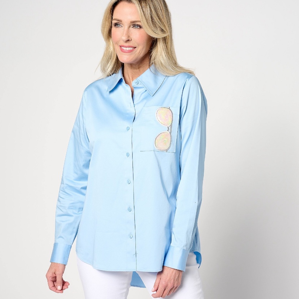Attitudes by Renee button down shirt